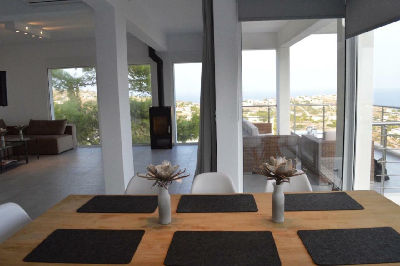 Villa Panorama Agia Marina Mikrolimanou Exteriör bild